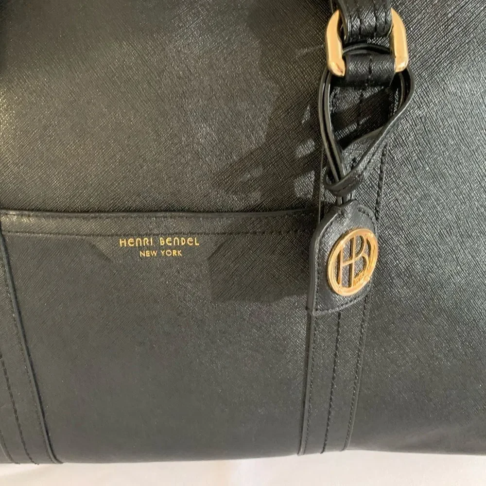 Henri Bendel West 57th Leather Laptop Briefcase